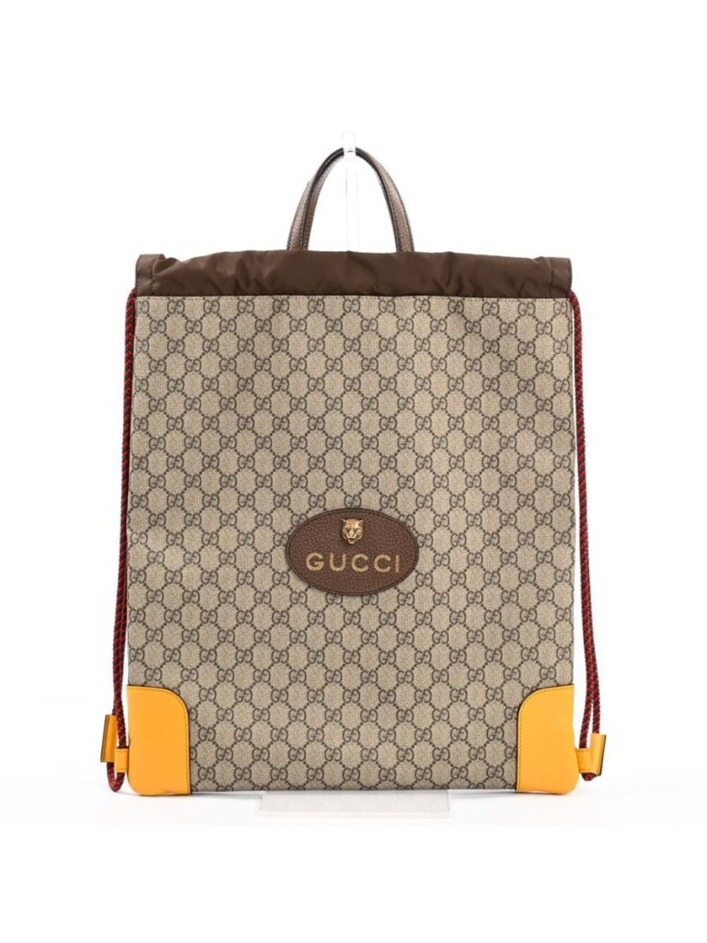 Gucci Backpack Drawstring Beige - Picture 6 of 9